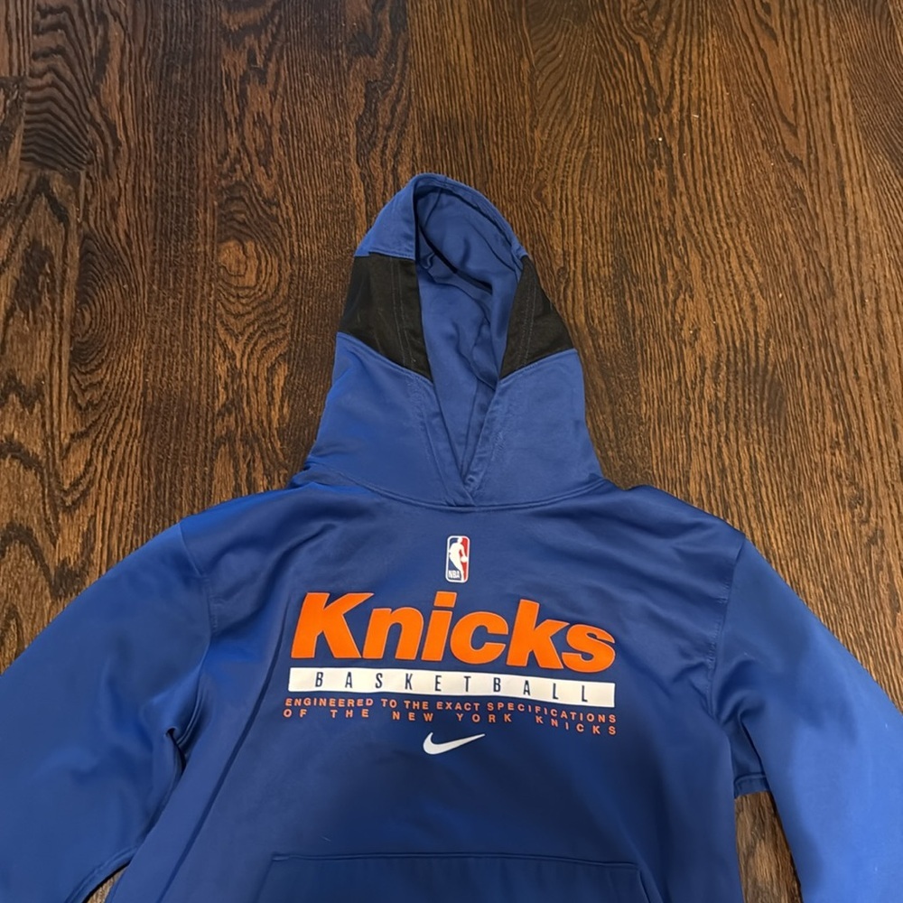 Nike Kids Blue Knicks Hoodie. Youth size medium - Picture 3 of 12